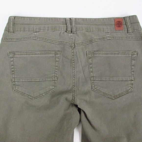 Nordstrom Jolt NWT Olive Green Patch Leg Pants Size 9 - Picture 4 of 8